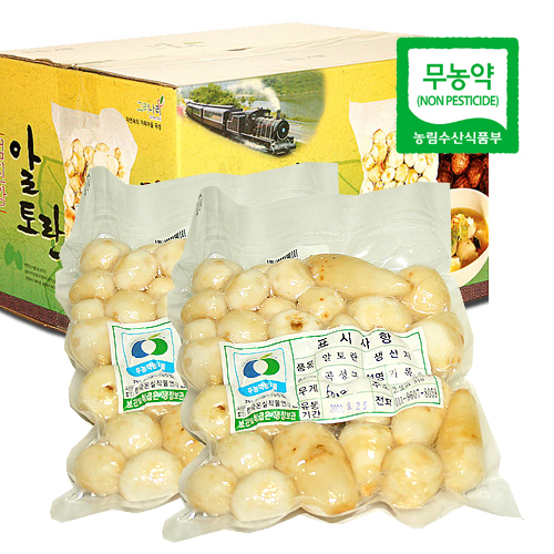 햇 토란 무농약 깐토란 생토란 3kg(1kgx3봉)